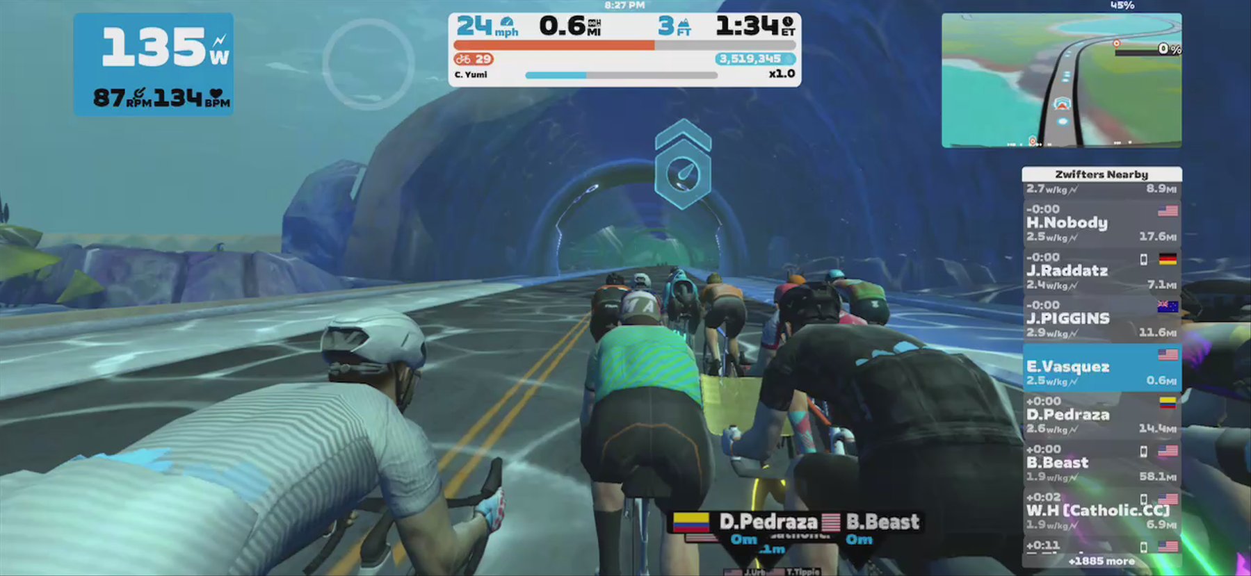 Zwift - Pacer Group Ride: Tick Tock in Watopia with Yumi