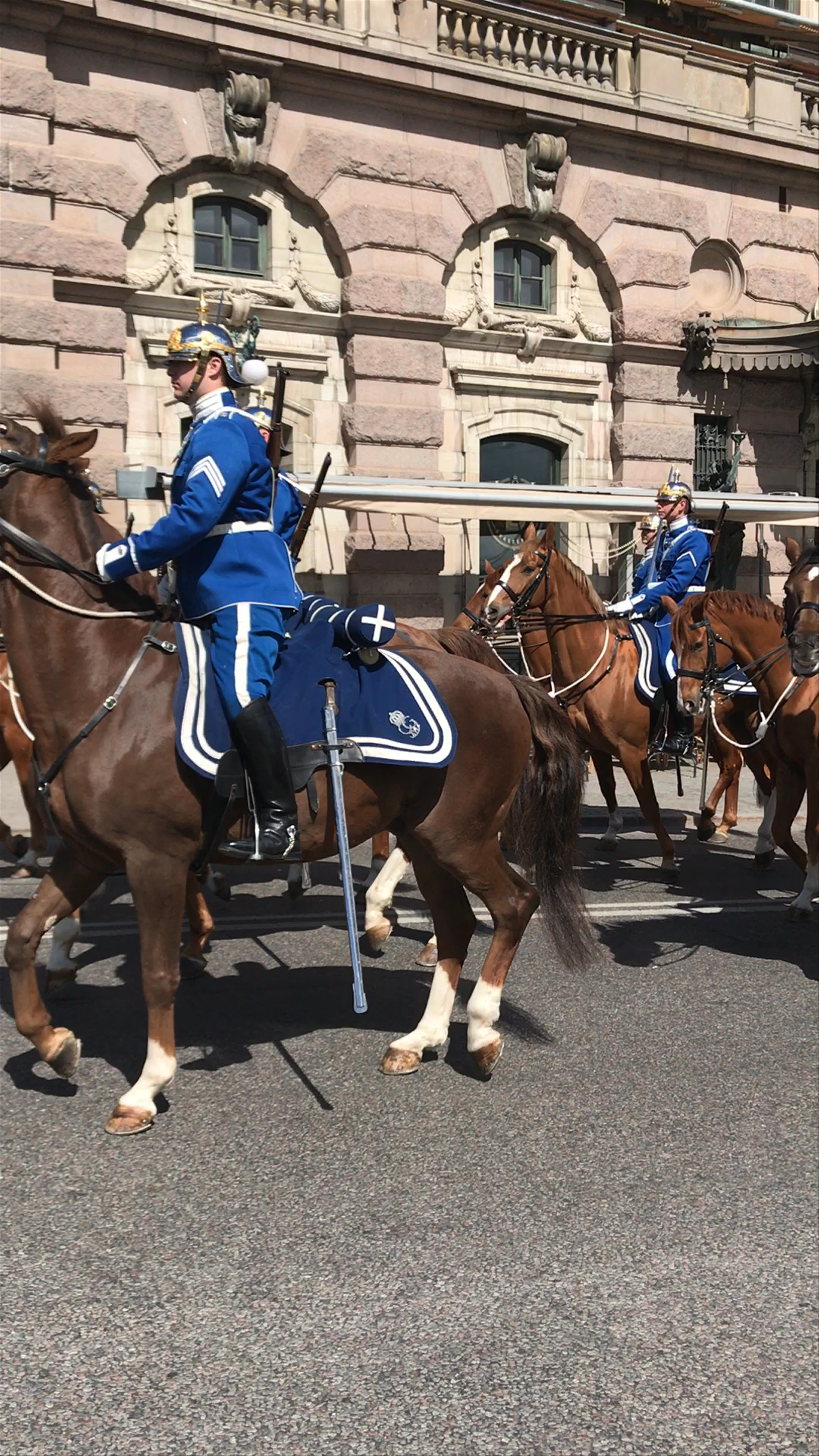 Changing of the Guard at Stockholm Palace