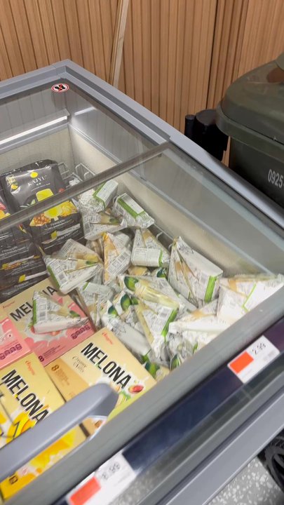 Hashi Market - Ice cream section - International Grocery Near Me - Brooklyn, New York
