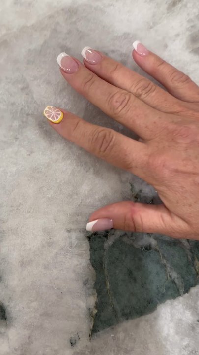 Mansion Nail Spa - Dip nails. French manicure. Lemon artistry by Zoe! - Nail Salons Near Me - Boca Raton, Florida