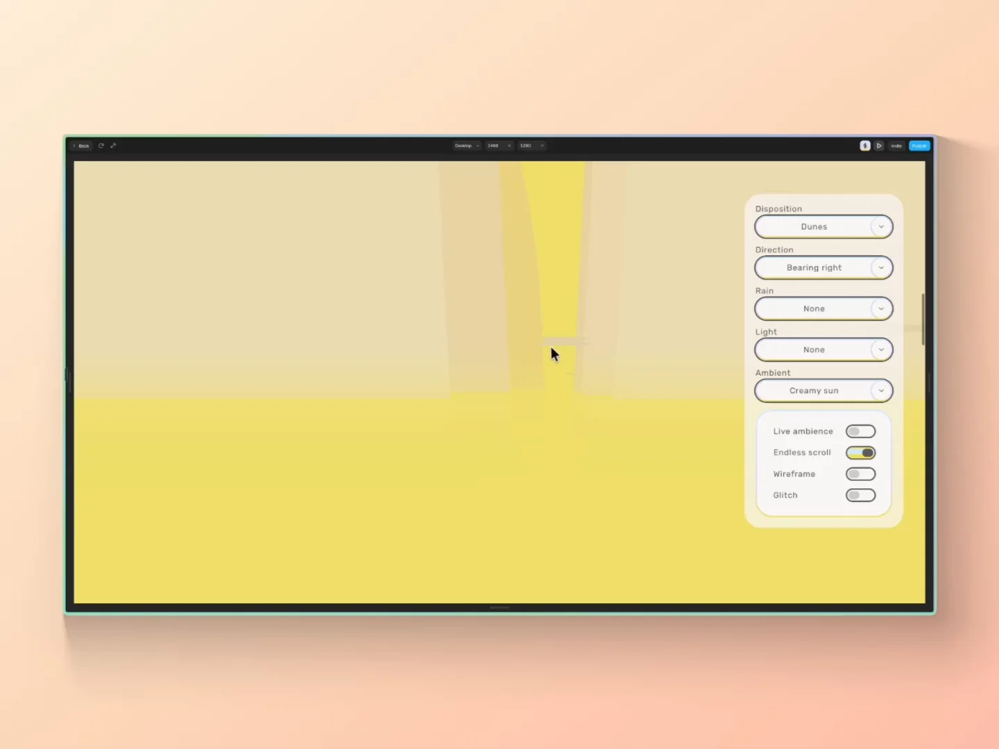 The dreamlike landscape coming from my personal portfolio is coming for Framer as a component that can be used in your projects.You can take a look at the preview → https://infinite-dreamlike-landscape.framer.website/Soon available for remix.