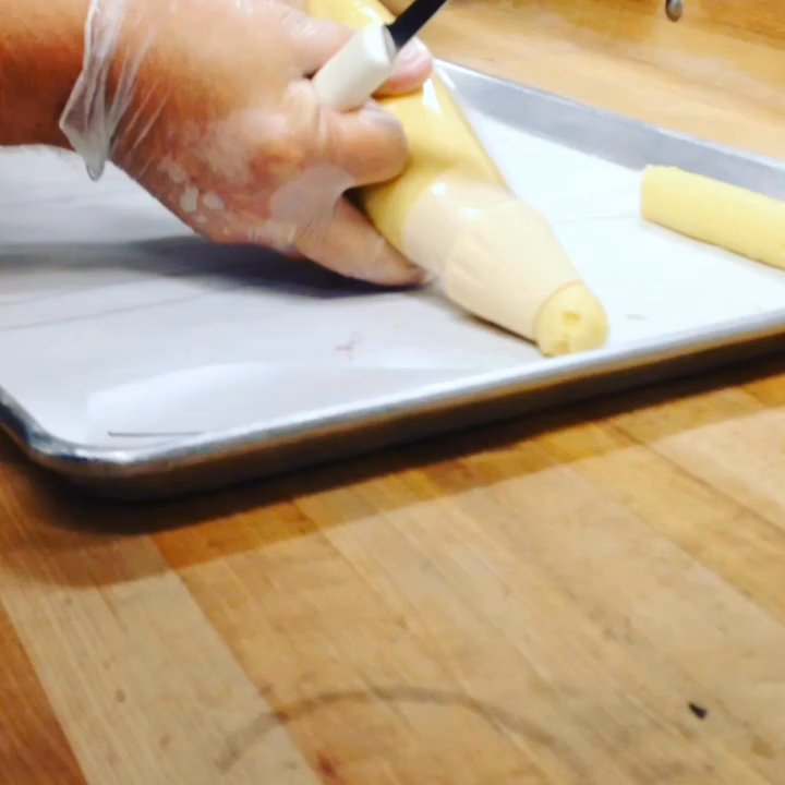 Kim's Kakery, Bakery & Cafe - Éclair piping! - Bakeries Near Me - Indianapolis, Indiana