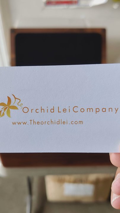 Orchid Lei - Mauli Hiwa lei was my Instagram prize... So beautiful, sturdy, and non-fragrant - Florists Near Me - Honolulu, Hawaii