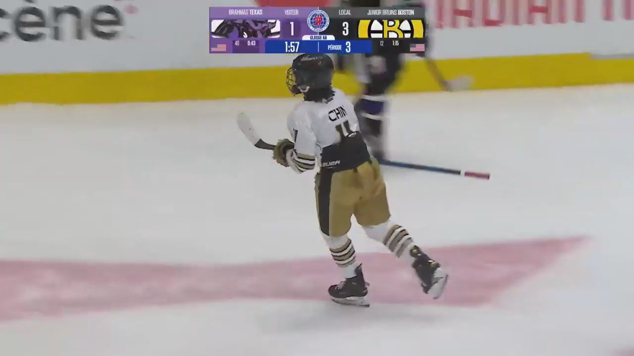 Mitchell Chin's Goal at Peewee Int'l Tournament (Videotron)
