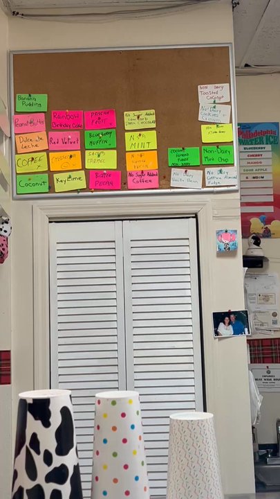 The Magic Cow - Ice cream flavors (ones on board in the back) - Ice Cream & Frozen Yogurt Near Me - Davie, Florida