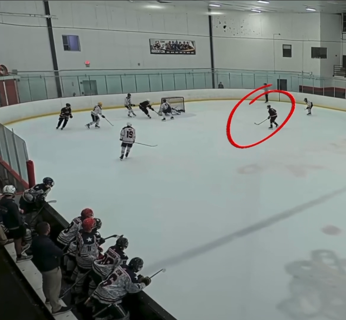 James Allen’s Aggressive Forecheck Forces Turnover and Creates Goal