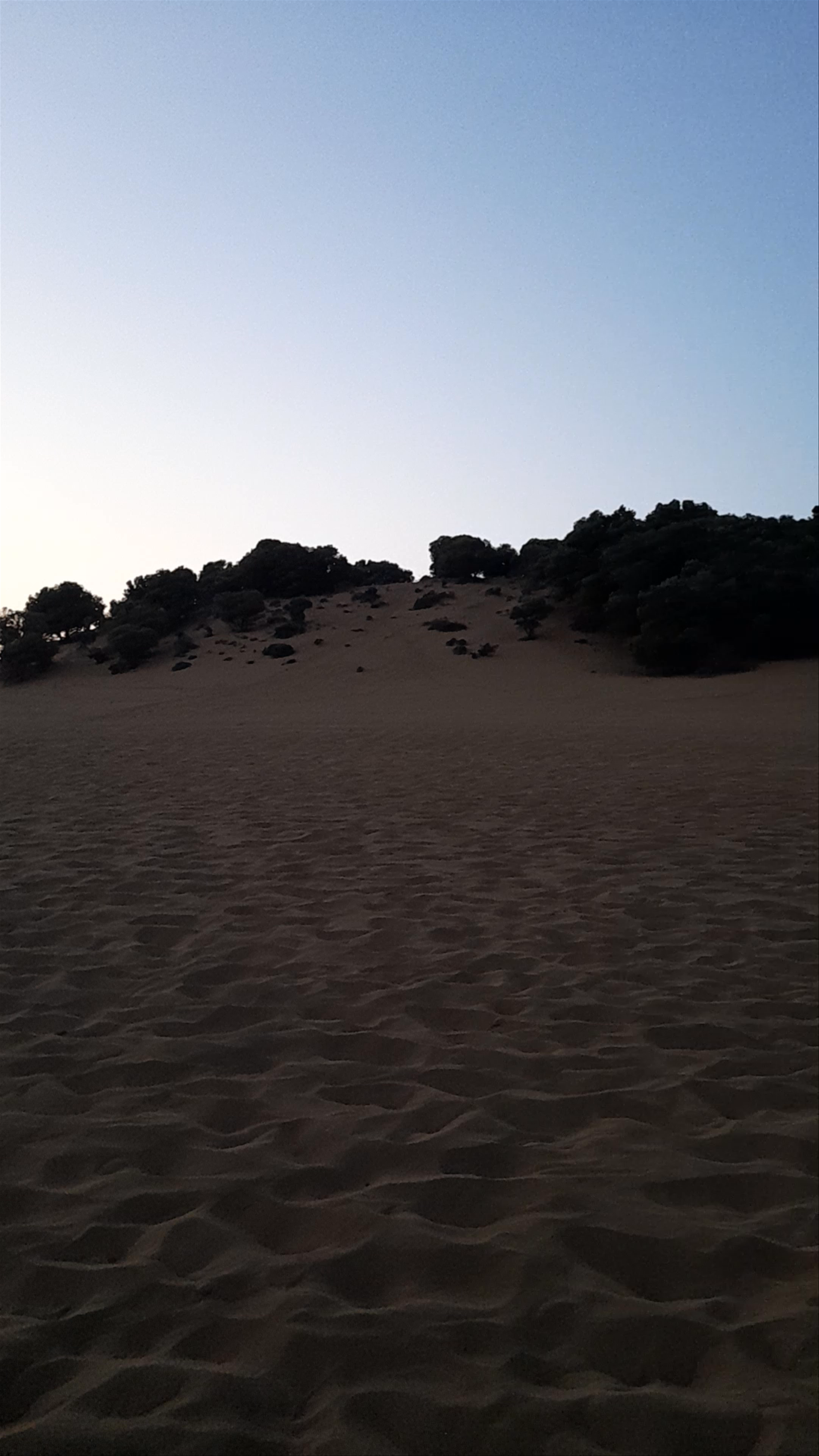 Dusk Over Ammothínes Sand Dunes in Atsiki, Greece