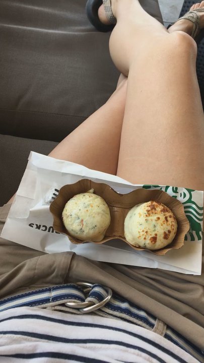 Starbucks - Gwyneth and I enjoying a relaxing, lazy brunch outside. - Coffee & Tea Near Me - Alcoa, Tennessee