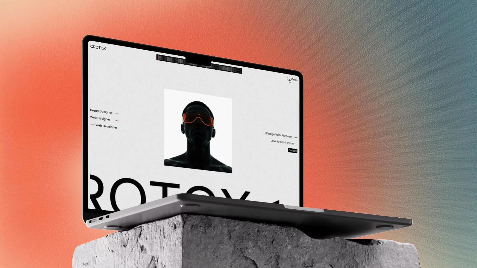 CROTOX - A Perfect Free Framer Portfolio Template for Web Designers/Brand Designers to Showcase Their Work. 🚀Feel free to use it: https://framer.link/ftz69Ea