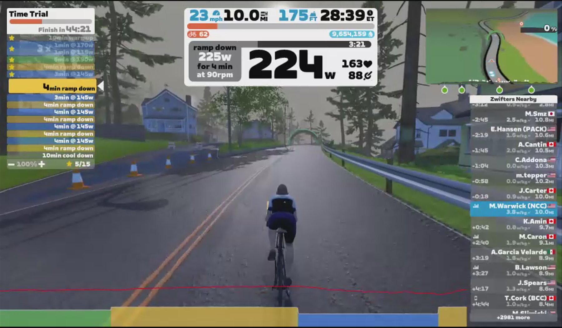 Zwift - Time Trial in Watopia