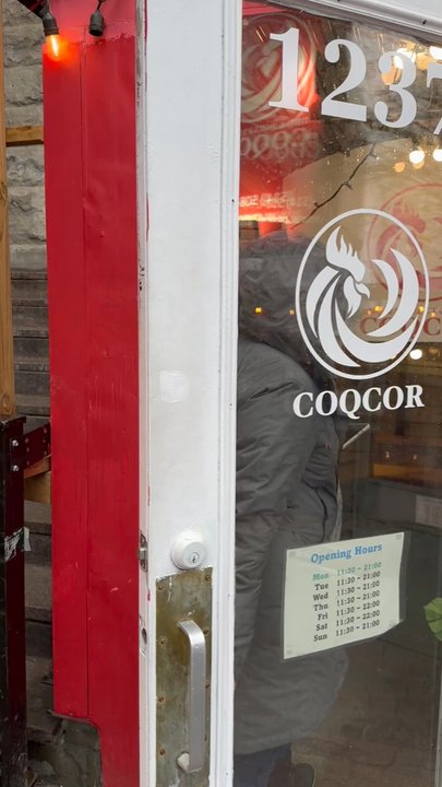 COQCOR - Outside - Korean Near Me - Montreal, Quebec