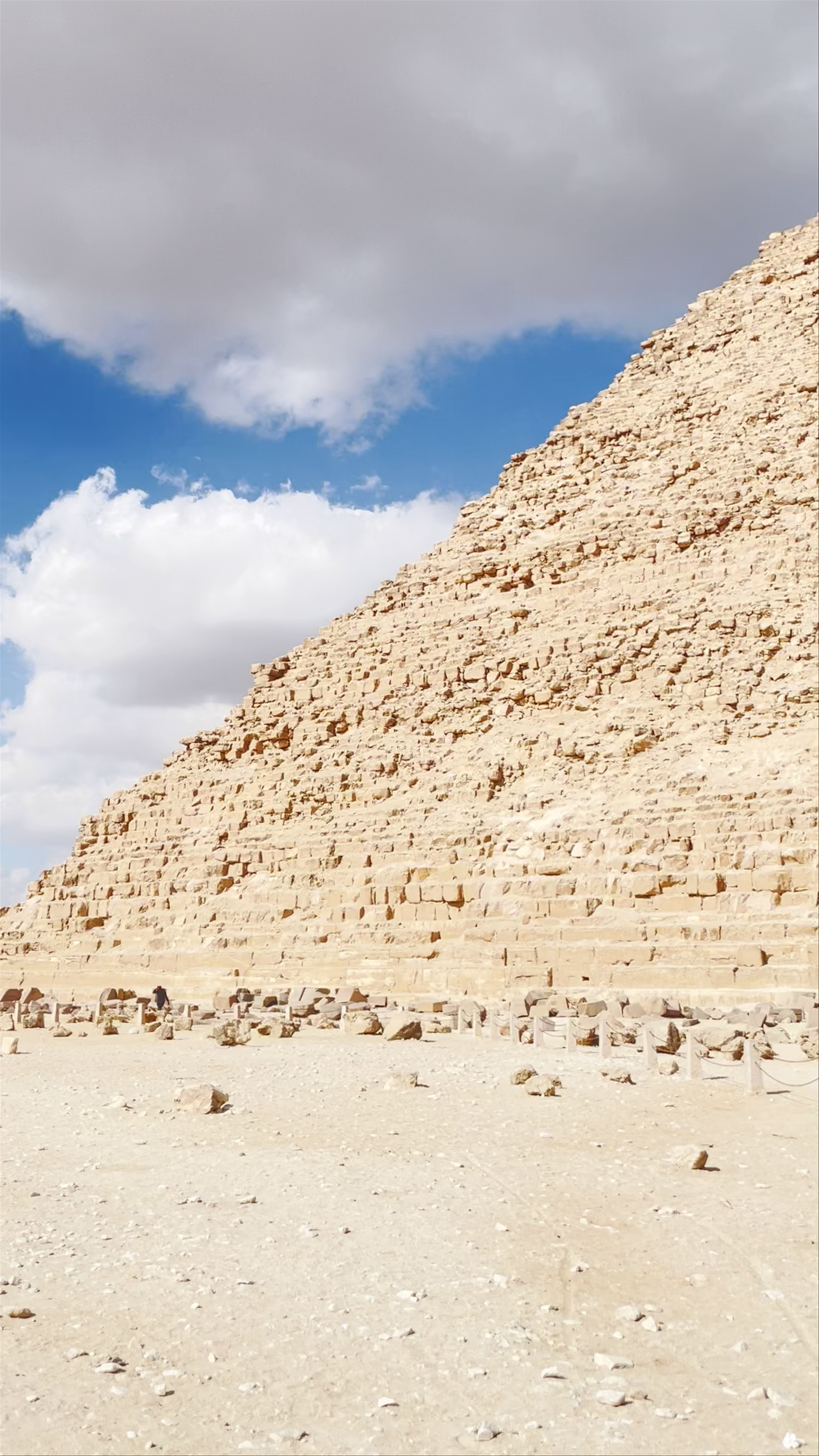 The Majestic Pyramid of Khafre at Giza Plateau, Egypt