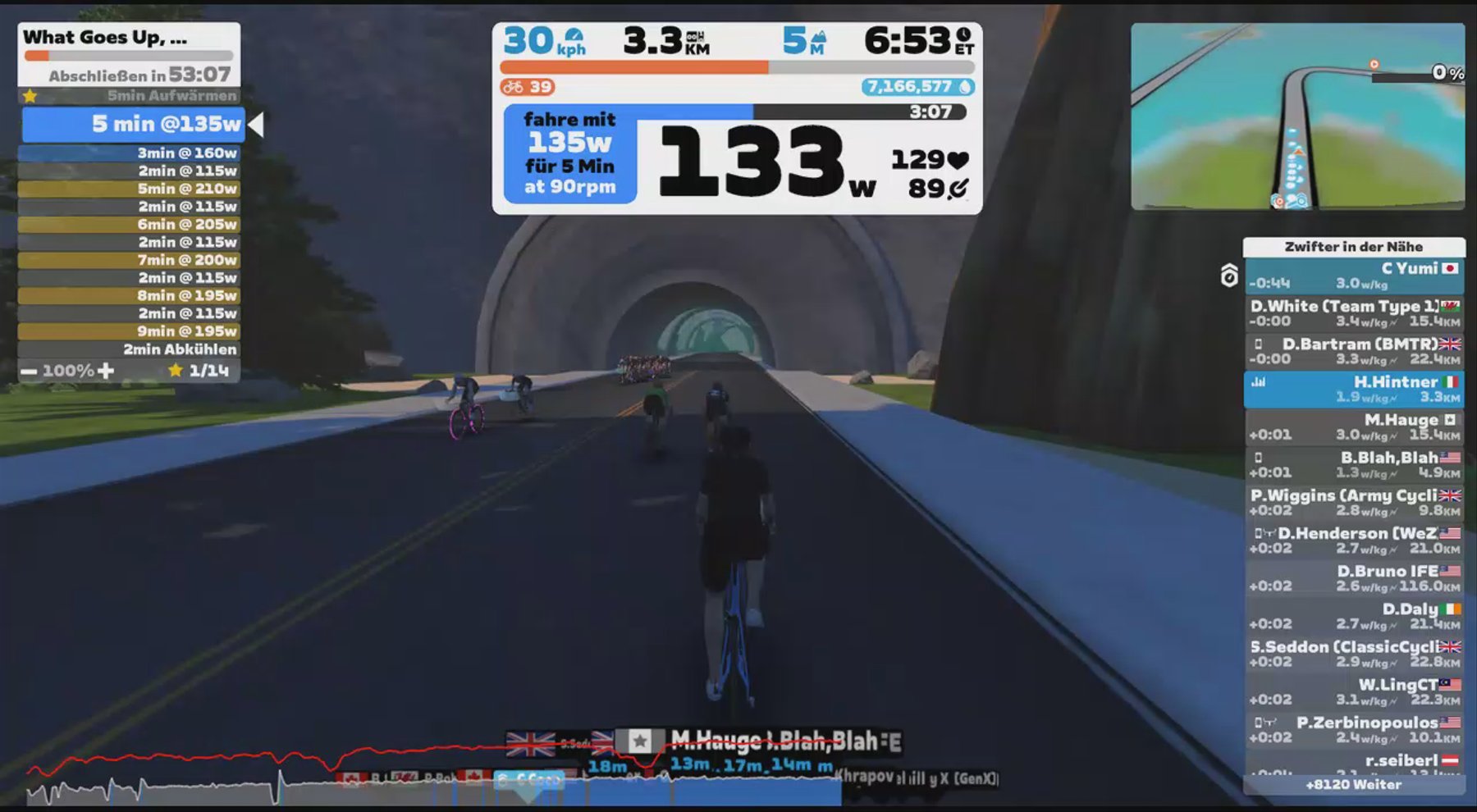 Zwift - What Goes Up, Must Come Down in Watopia