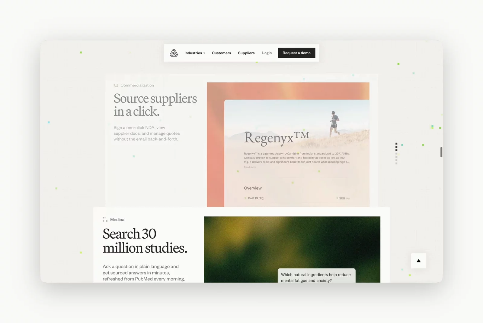 Six pillars, one continuous scroll.