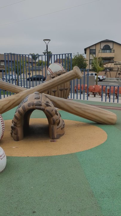 Rick Gomez Park - It took me 7 seconds to score from 2nd base lol - Playgrounds Near Me - Buena Park, California
