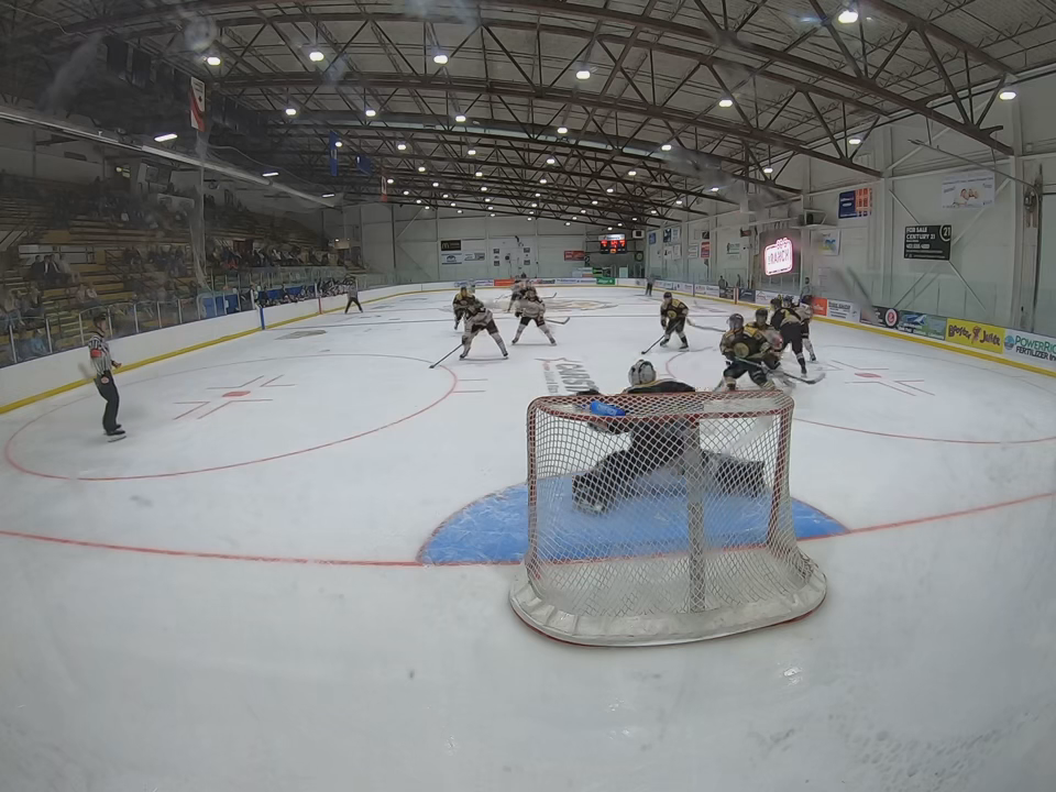 Connor Johnson's Stunning Odd
man rush Glove Save vs Drumheller