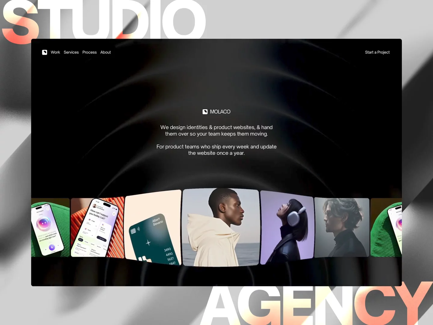 Molaco Studio/Agency Template is free for few days!Preview it Here