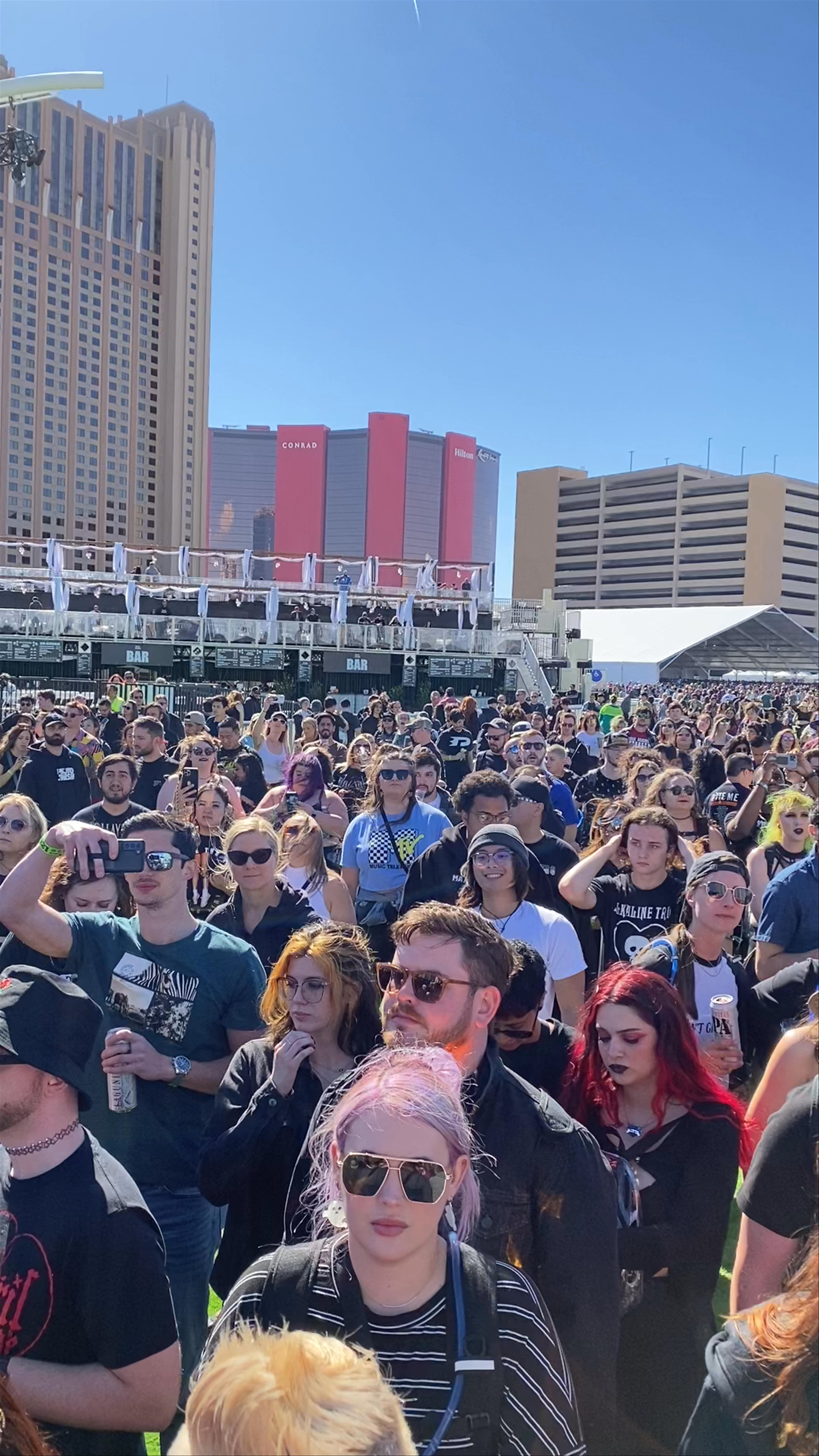 Vibrant Crowd and Festival Energy at Las Vegas Festival Grounds