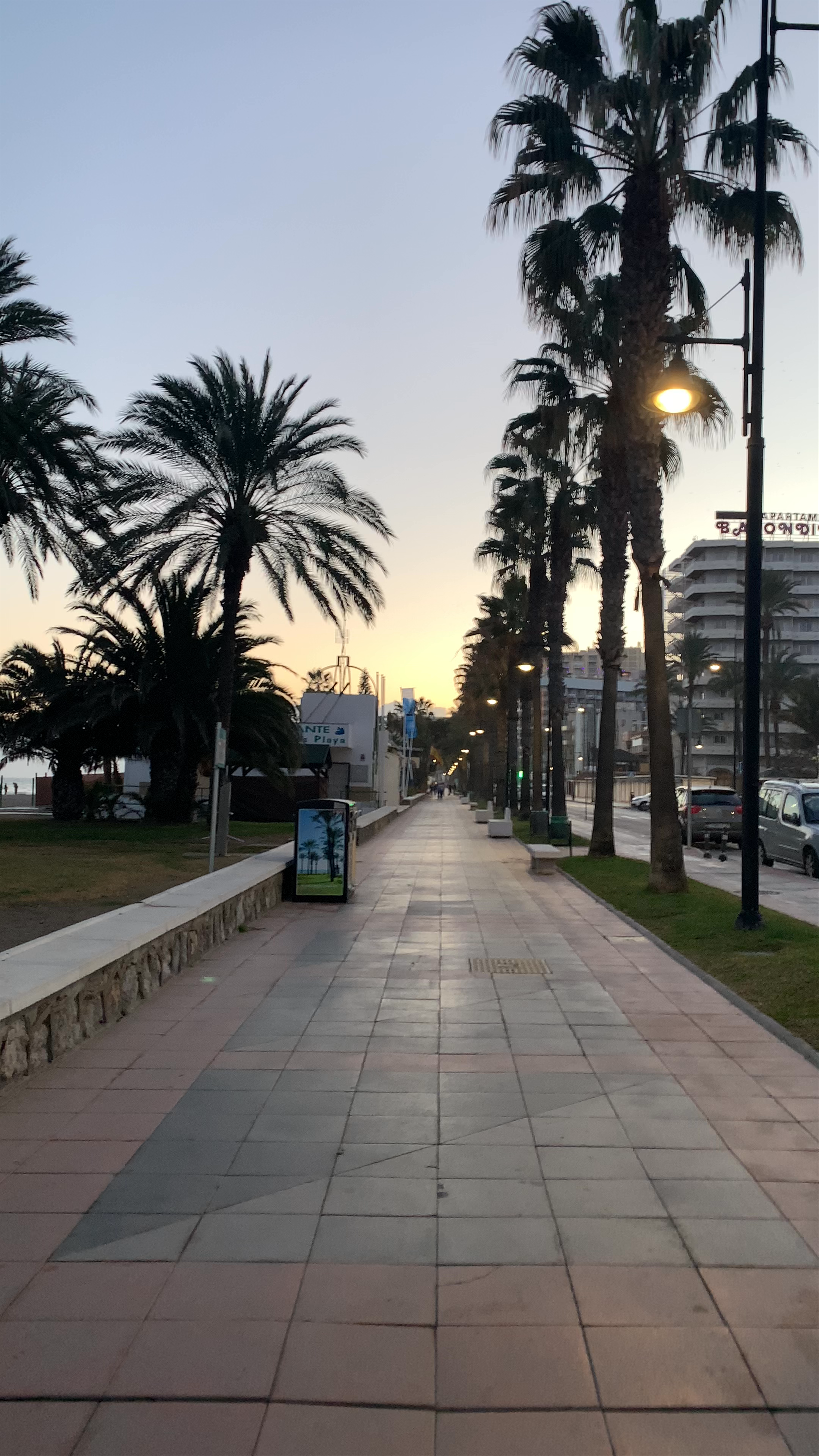 Sunset Stroll Along Paseo de Marítimo, Torremolinos