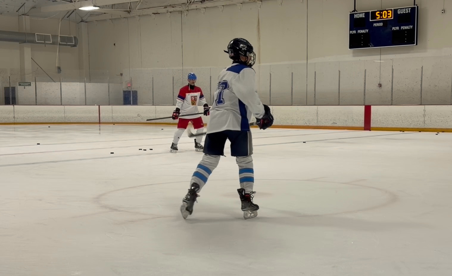 Gianluca Trazzera: Perfecting One-Timers with Radek | Long Island Gulls 15U