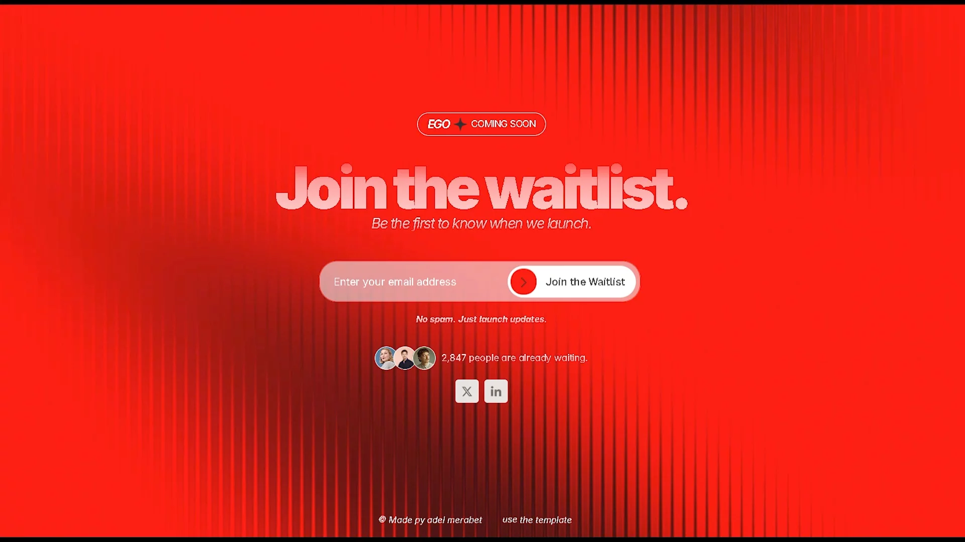 EGO — Waitlist