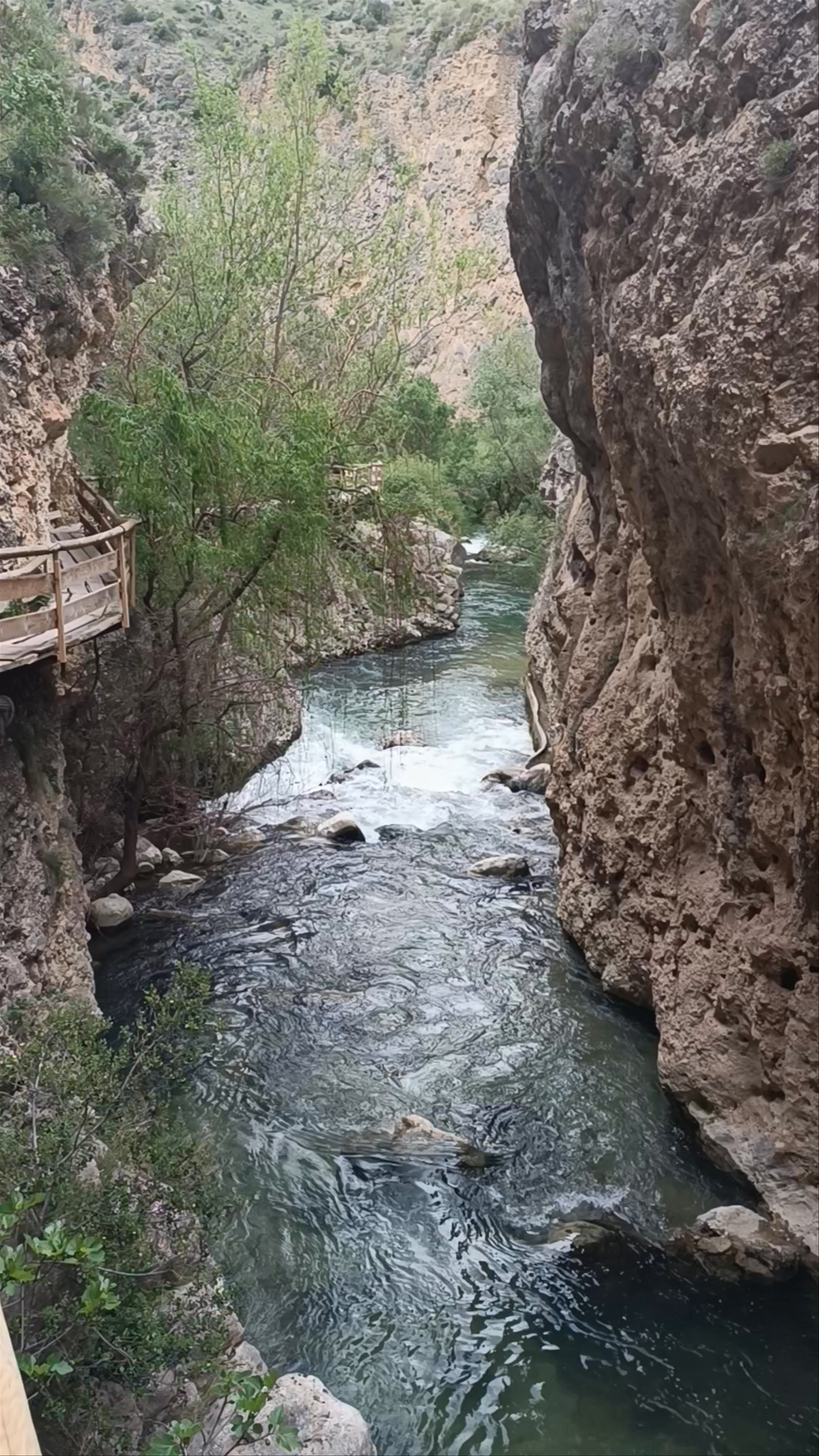 El Sendero de la Cerrada del Rio Castril o de las Pasarelas