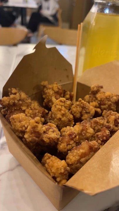Plentea - I got the Honey Citrus Tea $5.75 and the popcorn chicken $10.50 - Coffee & Tea Near Me - San Francisco, California