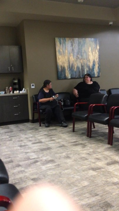Pacific Eye Institute - Eastvale - Rad sculpture, wall decor, and a TV! And their usual coffee/snack bar at most locations :) - Ophthalmologists Near Me - Eastvale, California