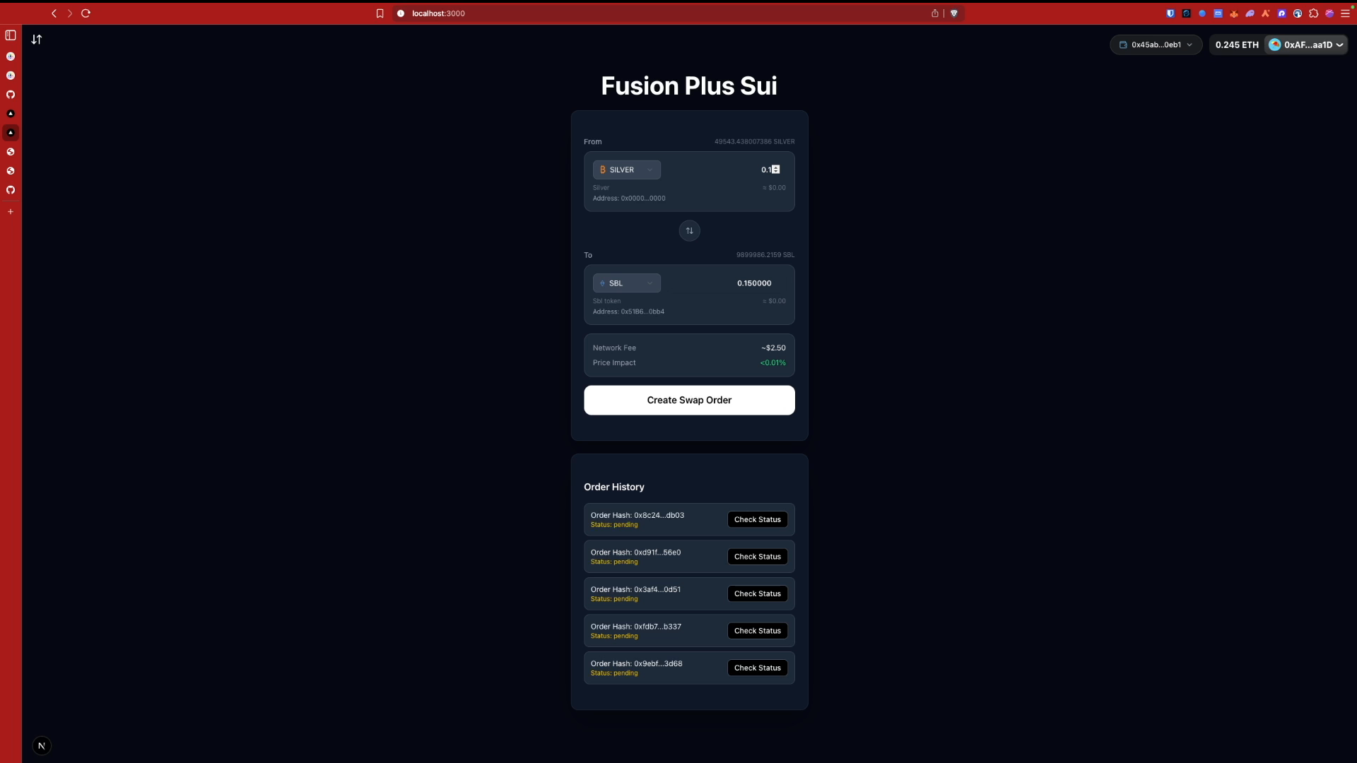 fusion-plus-sui video demo