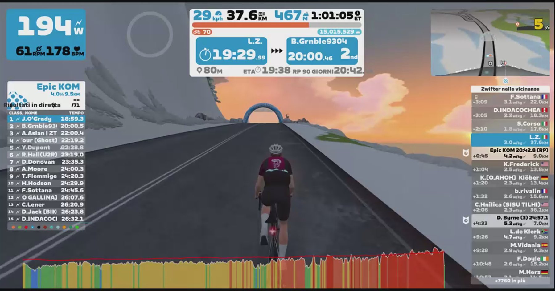 Zwift - Pacer Group Ride: Tempus Fugit in Watopia with Yumi