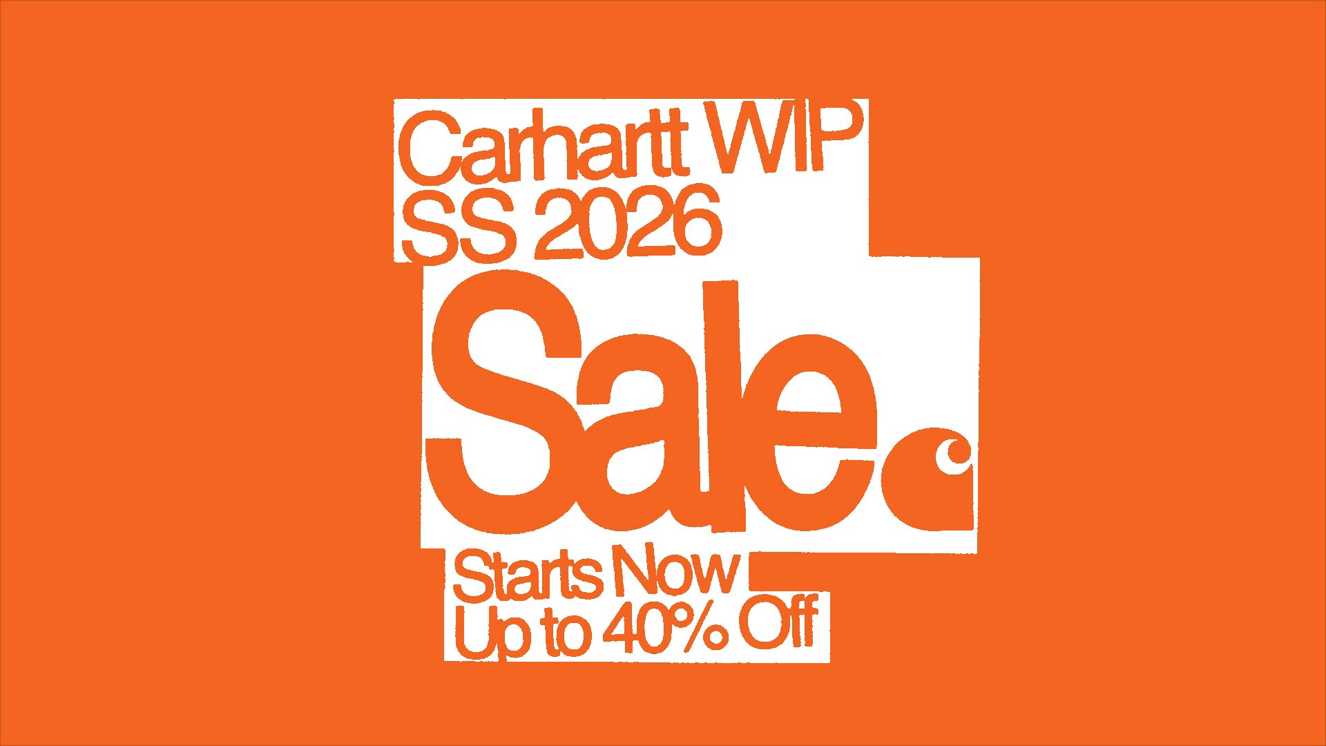 Carhartt WIP Sale Starts Now
