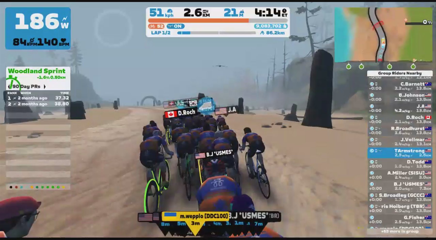 Zwift - Group Ride: Dutch Diesel Cycling Endurance Ride (C) on The Big Ring in Watopia