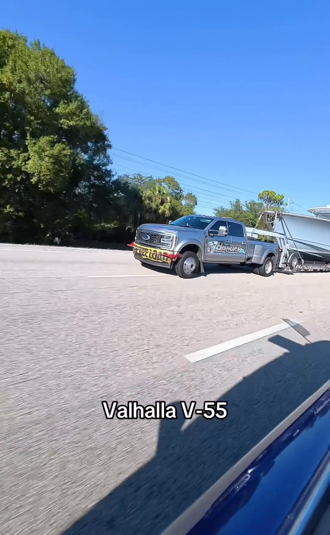 Valhalla V-55 being transported to south Florida