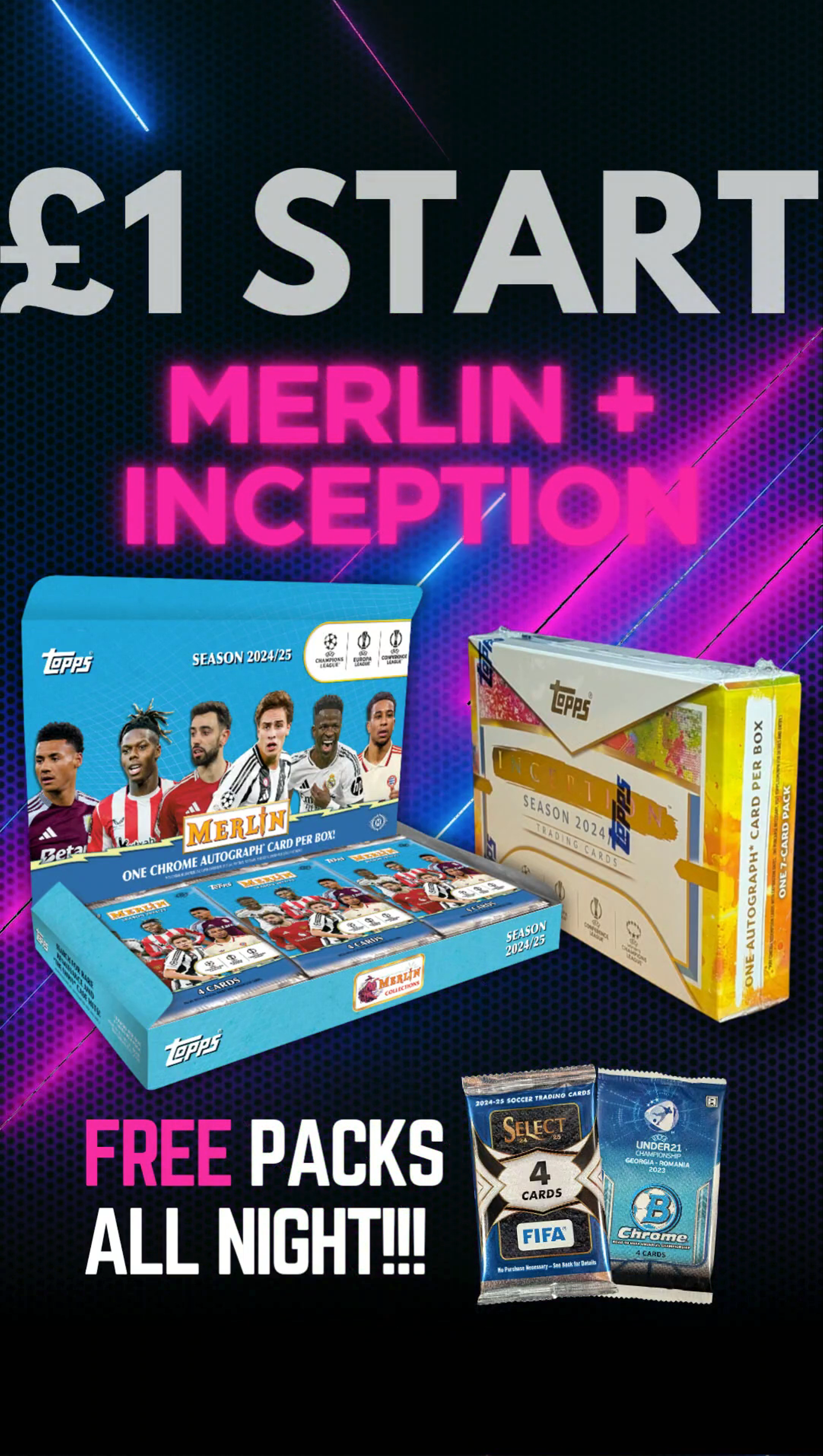 FREE PACKS FOR ALL!!!!🎁FREE BOX FOR BUYERS🎁MESSI AUTO CHASE