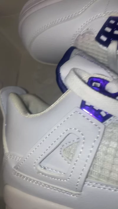 Jordan 4 retro purple obraz 1
