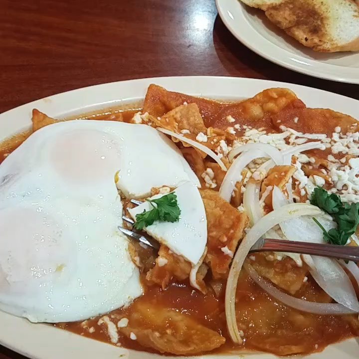 Las Ranas Cafe - This Chillsquiles D.F. Style. are super tasty. - Mexican Near Me - Los Angeles, California