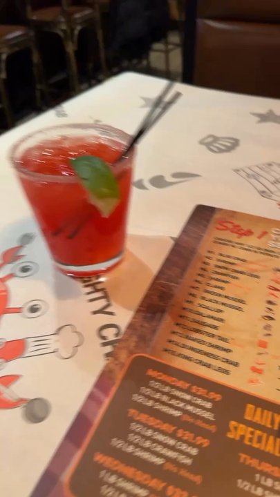 The Mighty Crab - Strawberry margarita - Cajun/Creole Near Me - Latham, New York