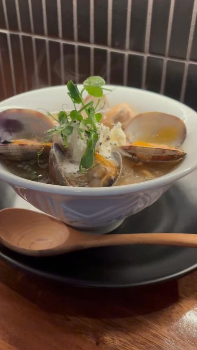 Mensho - Clam Butter Shio ramen (only available in Hawaii) - Ramen Near Me - Kapolei, Hawaii