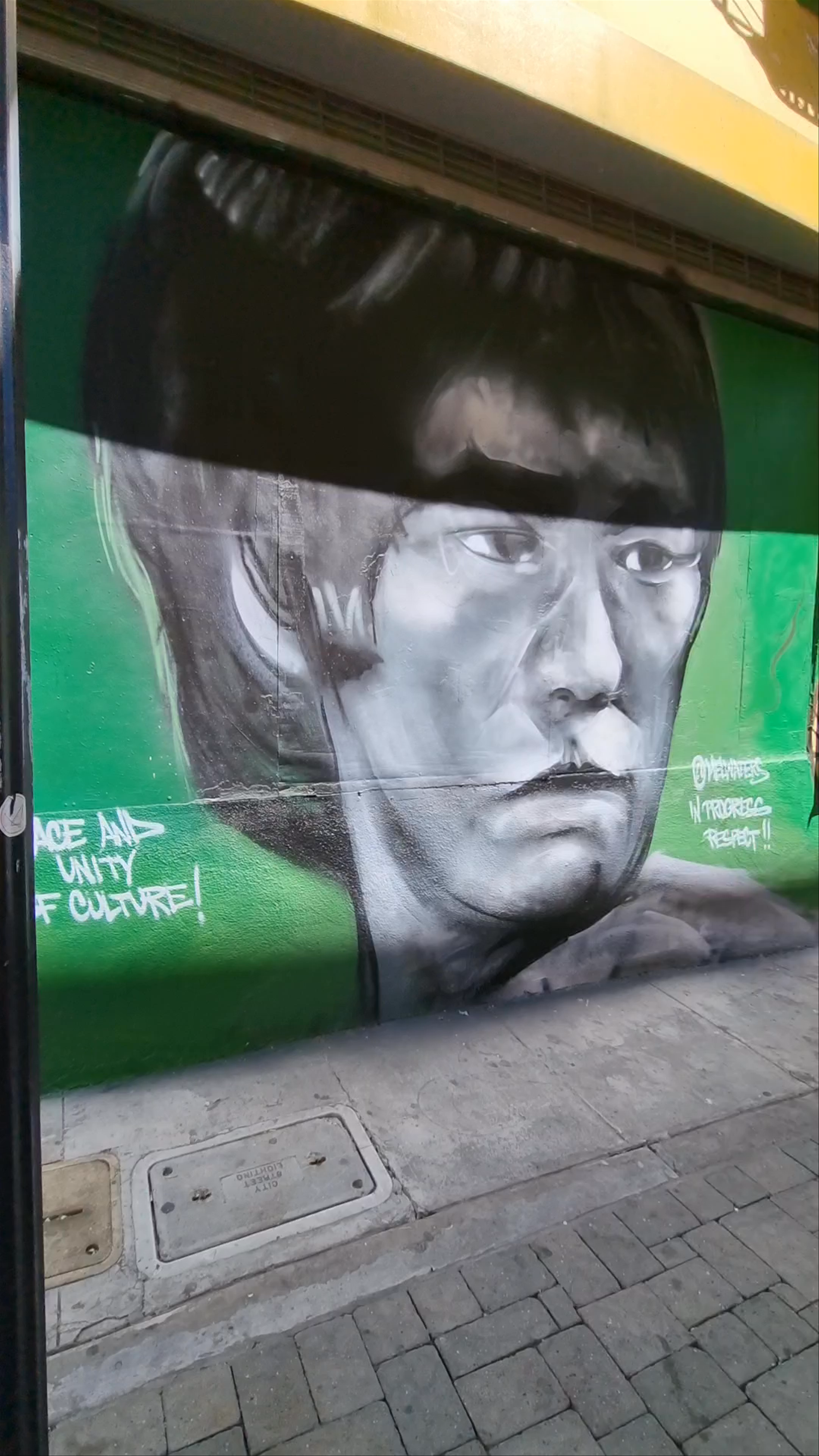 Chinatown San Francisco Street Art Walk on Stockton Street Tunnel