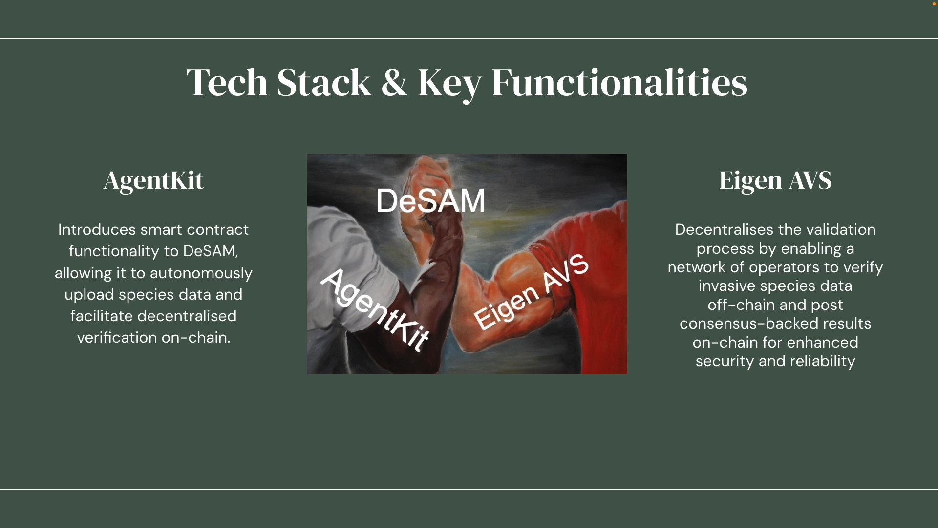 Decentralised S.A.M. video demo