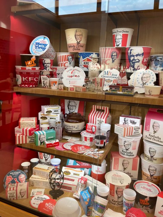 KFC - All kinds of exhibits on display here: fun fun stuff! - Fast Food Near Me - Corbin, Kentucky