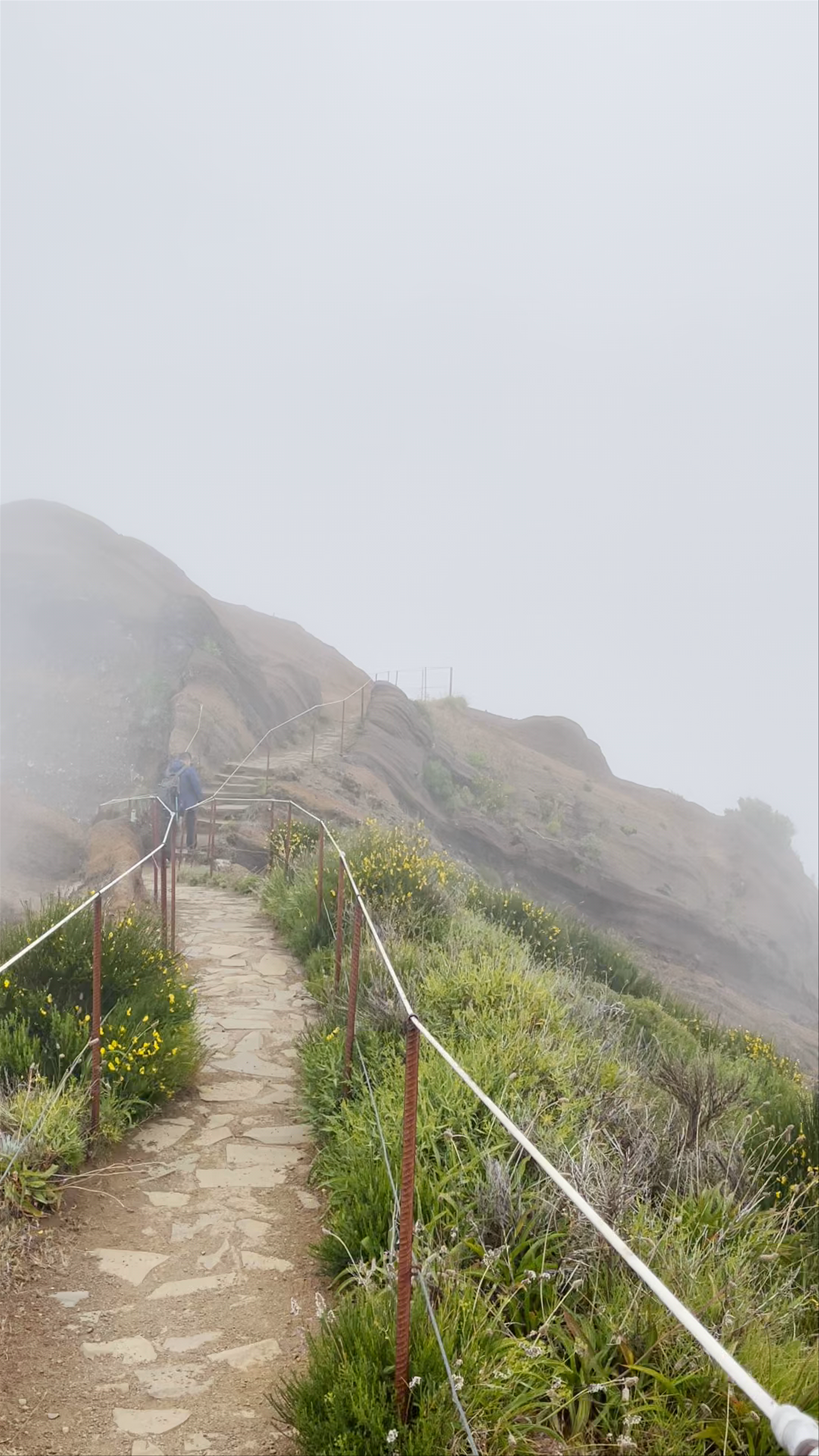 Misty Mountain Hike to Pico do Arieiro, Madeira, Portugal