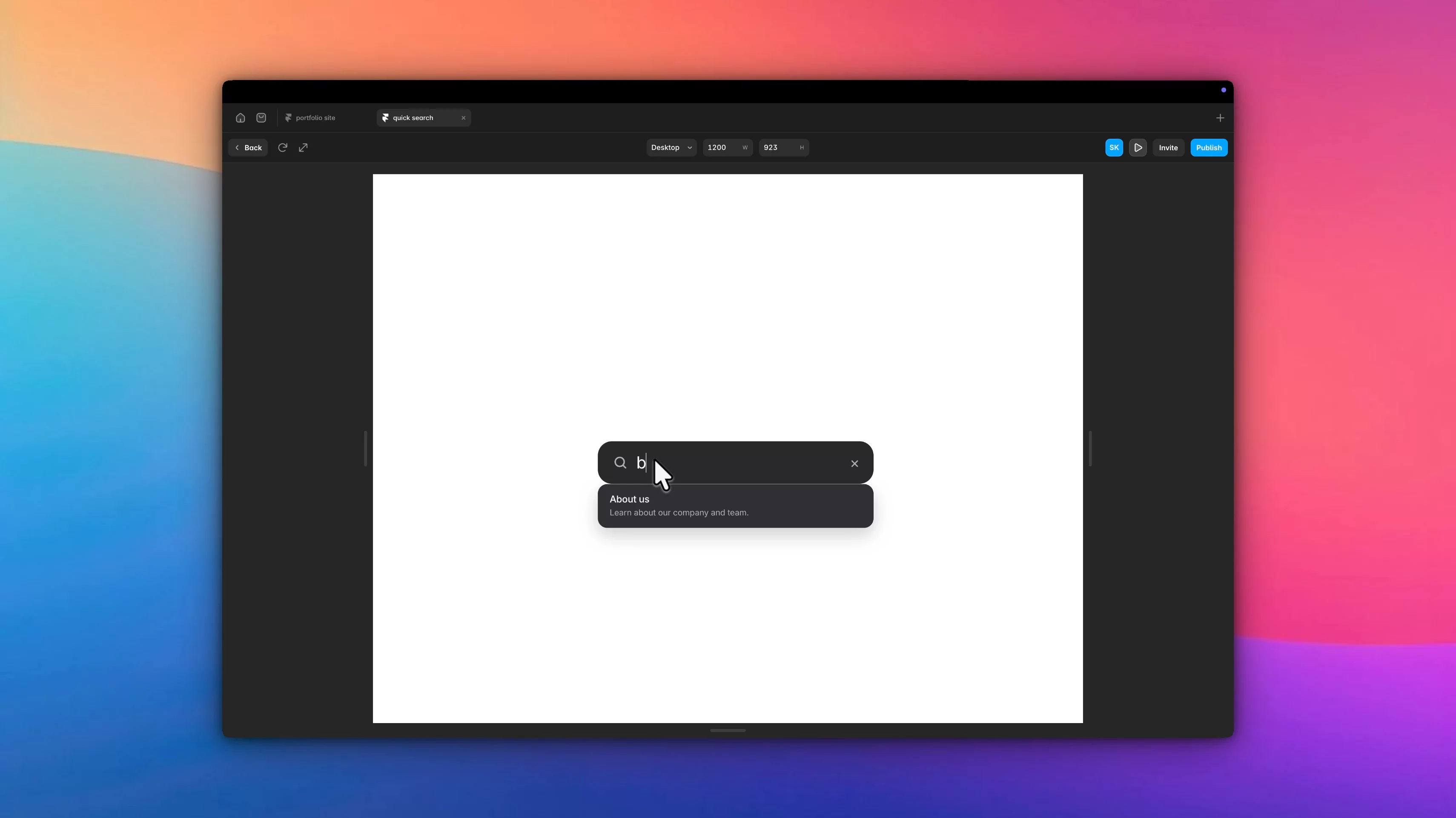 Search looks like a pretty small feature… until you actually have to build everything around it.So i build "quick search" component