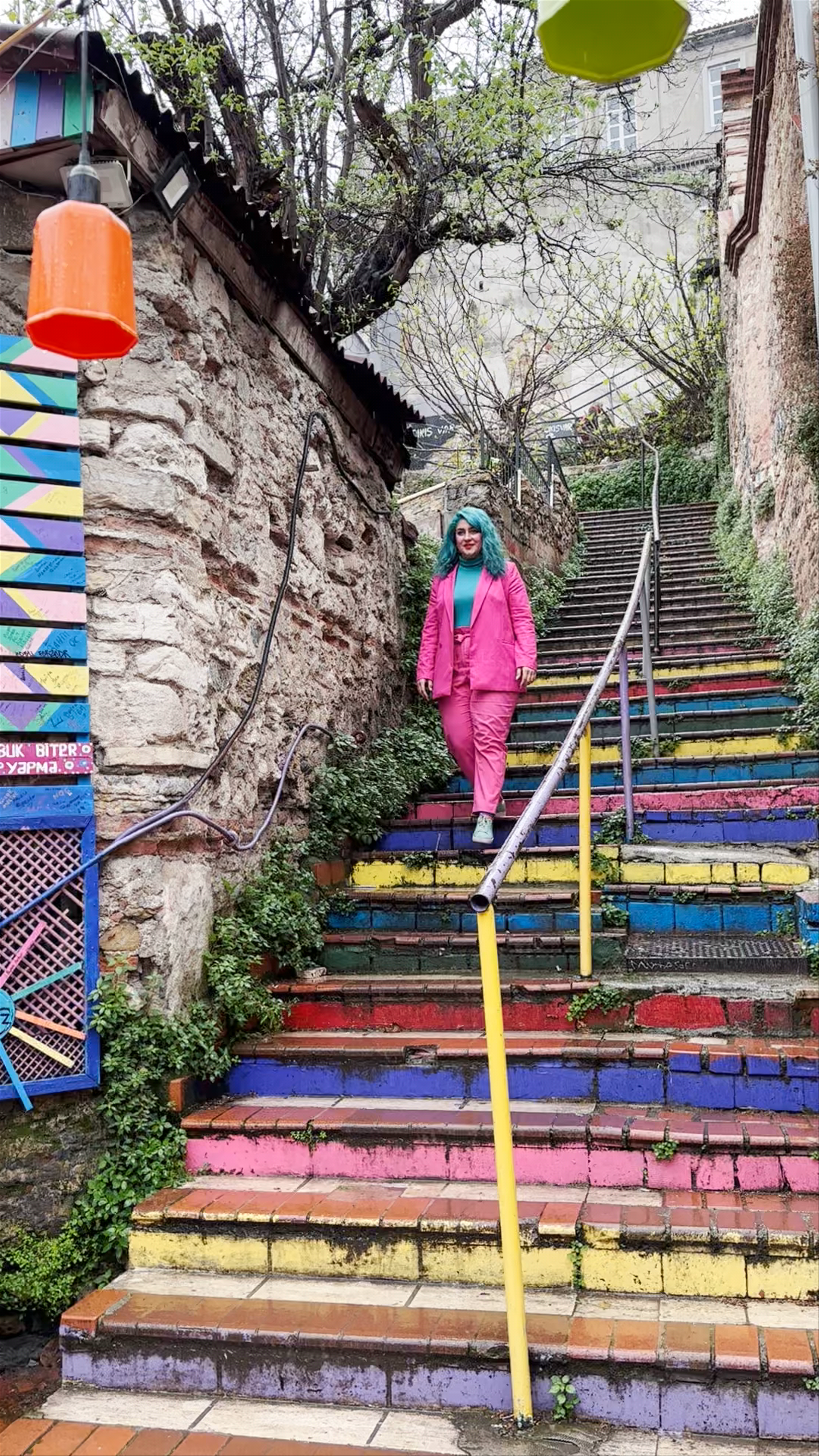 Colorful Stairs and Bohemian Vibes in Balat, Istanbul