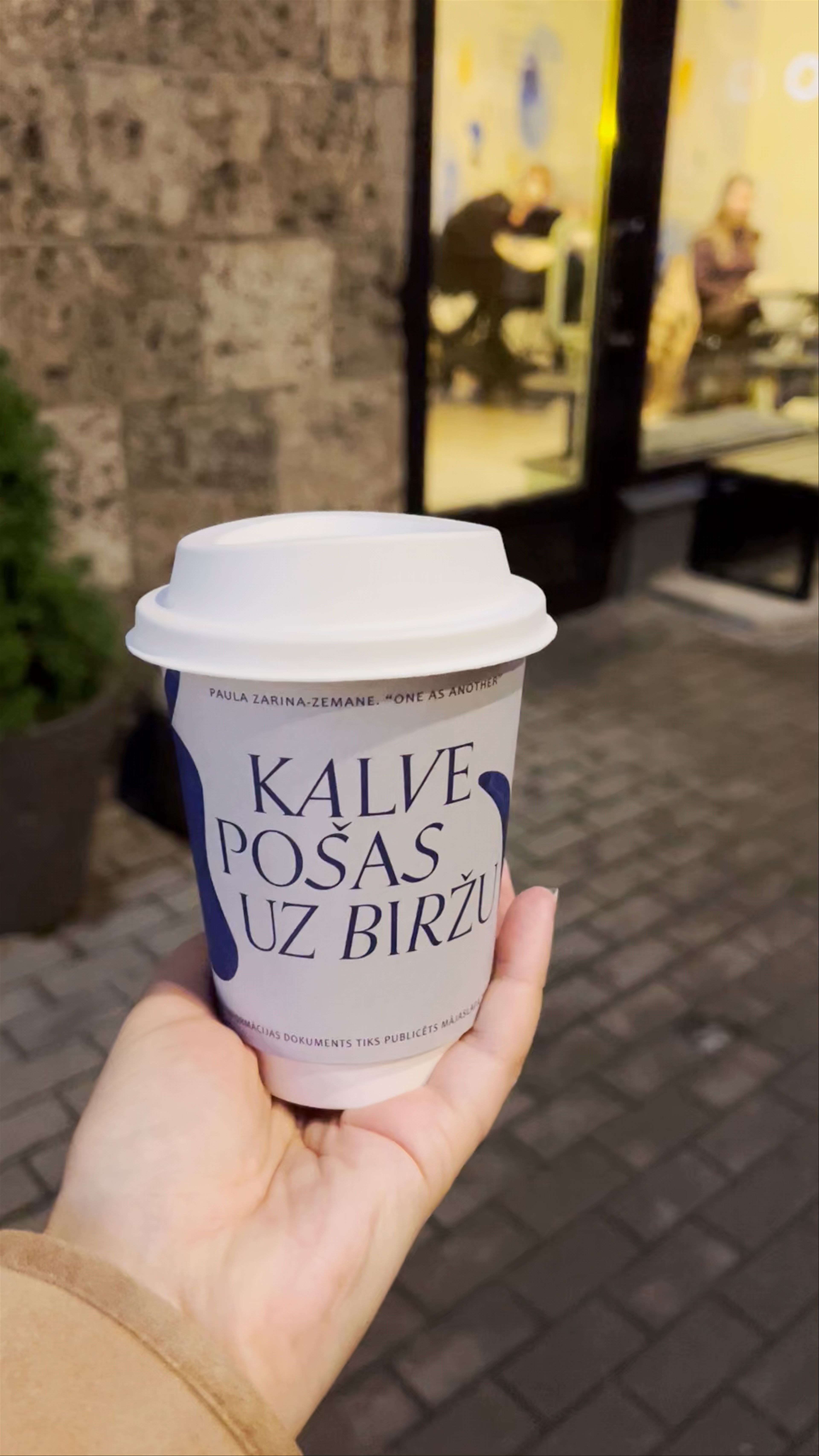 Evening Coffee Vibes at Kalve Espresso Room Nr.2 in Riga