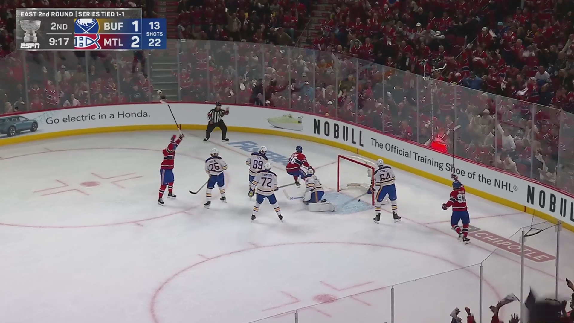 Canadiens Rout Sabres to Take 2-1 Series Lead in Historic Bell Centre Return · May 10, 2026