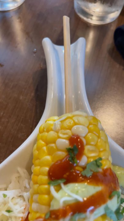 Sonora Grill - Elote with coconut milk rice - Latin American Near Me - Minneapolis, Minnesota