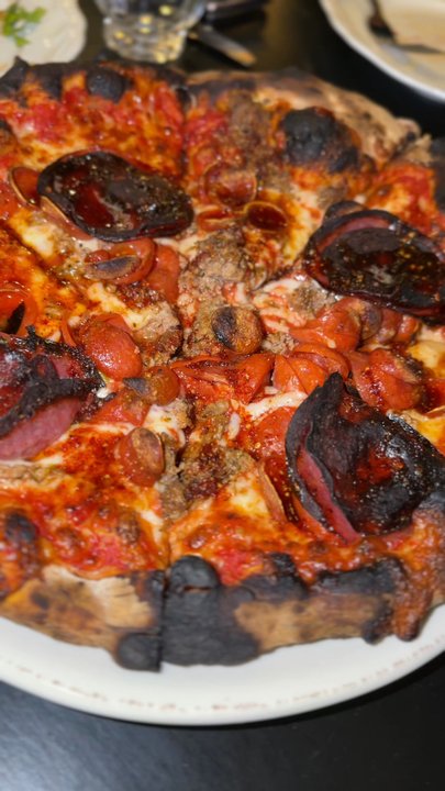 The Table - Meat pizza - Italian Near Me - Minnetrista, Minnesota