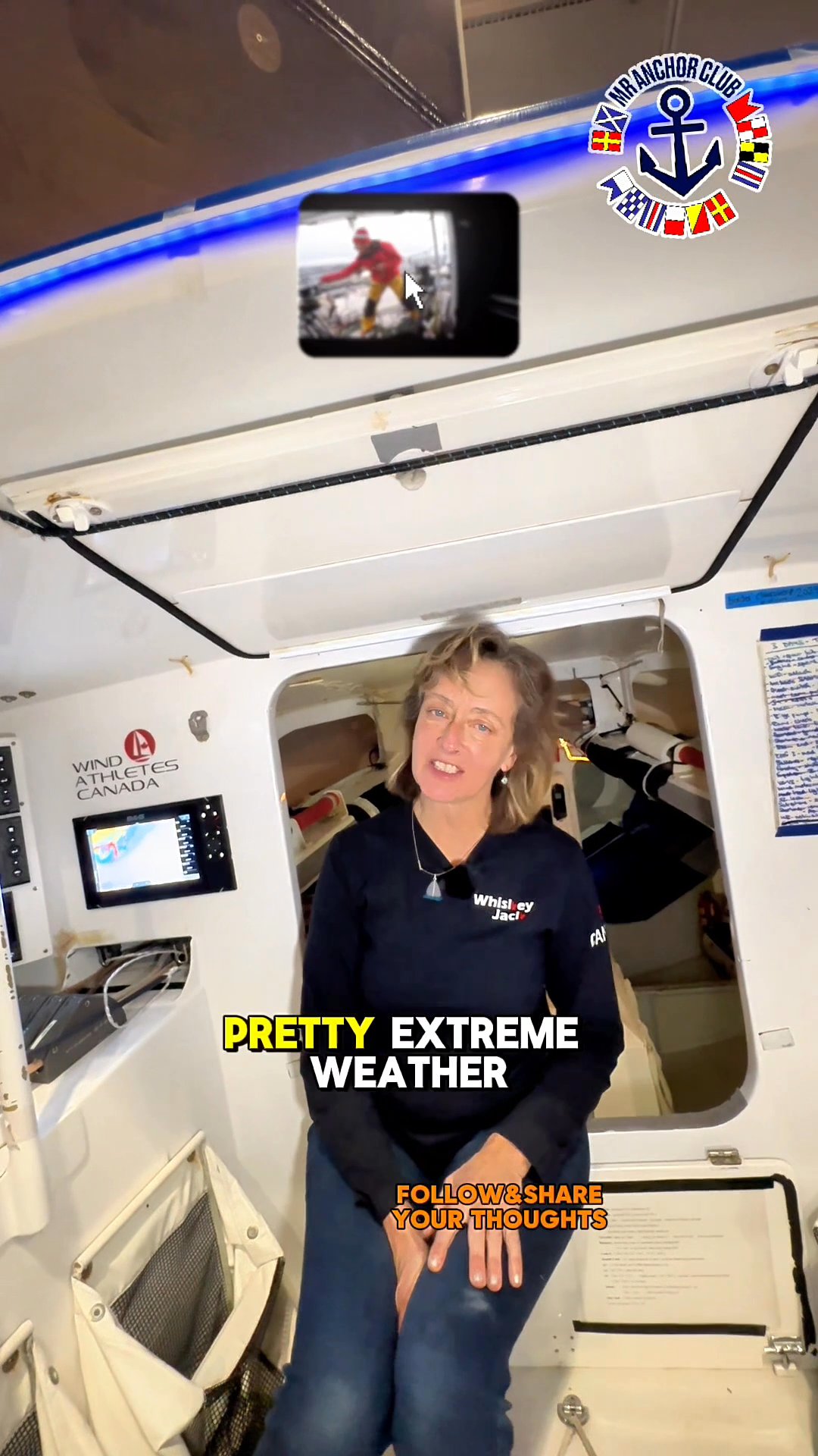 🌍⛵️ Meet Mélodie Schaffer — the only Canadian wo...
