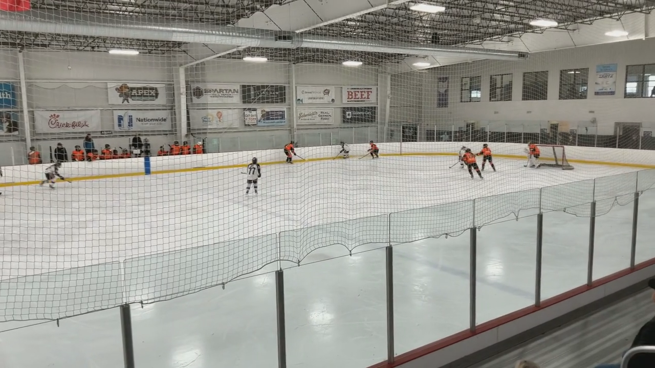 Mae Daus with D Zone Regroup And Assist vs. Biggby Coffee | Ohio Blue Jackets 14U AAA